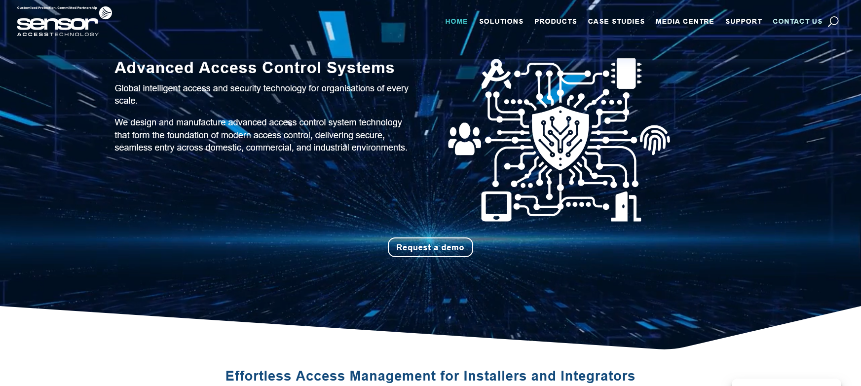 Sensor Access Technology Ltd Website Screenshot 001