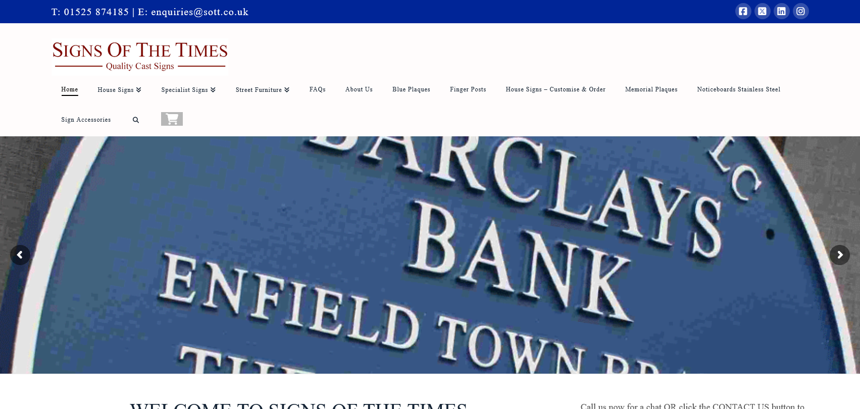 Signs Of The Times Ltd Website Screenshot 001