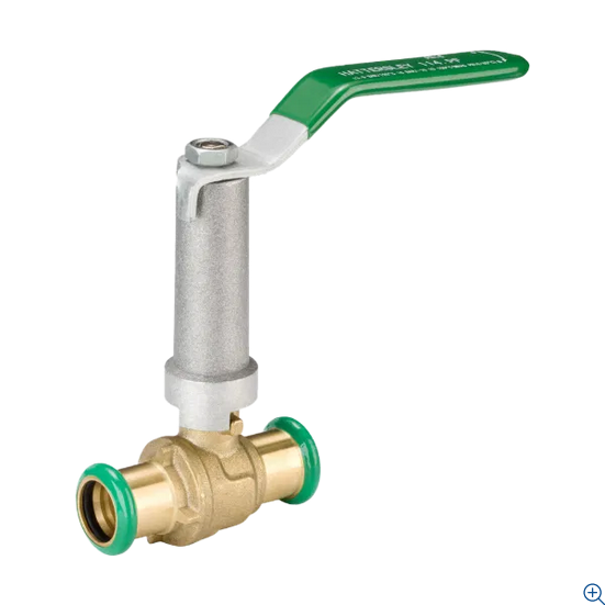Hattersley Fig 114EXT.PF PN16 Integral Ended Press Fit Ball Valve - Extended Stem