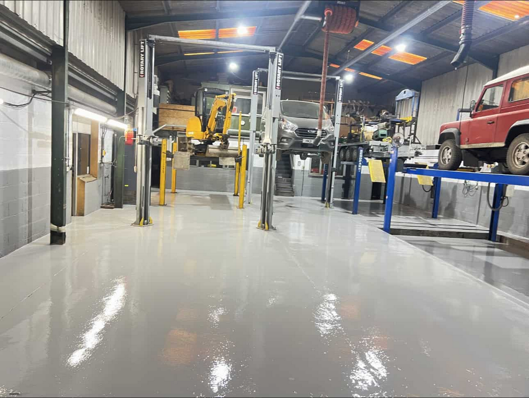 Heavy Duty Floor Screed Installation