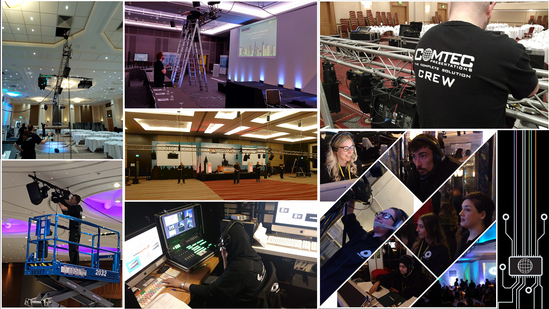 Behind the scenes with the teams at Comtec Presentations