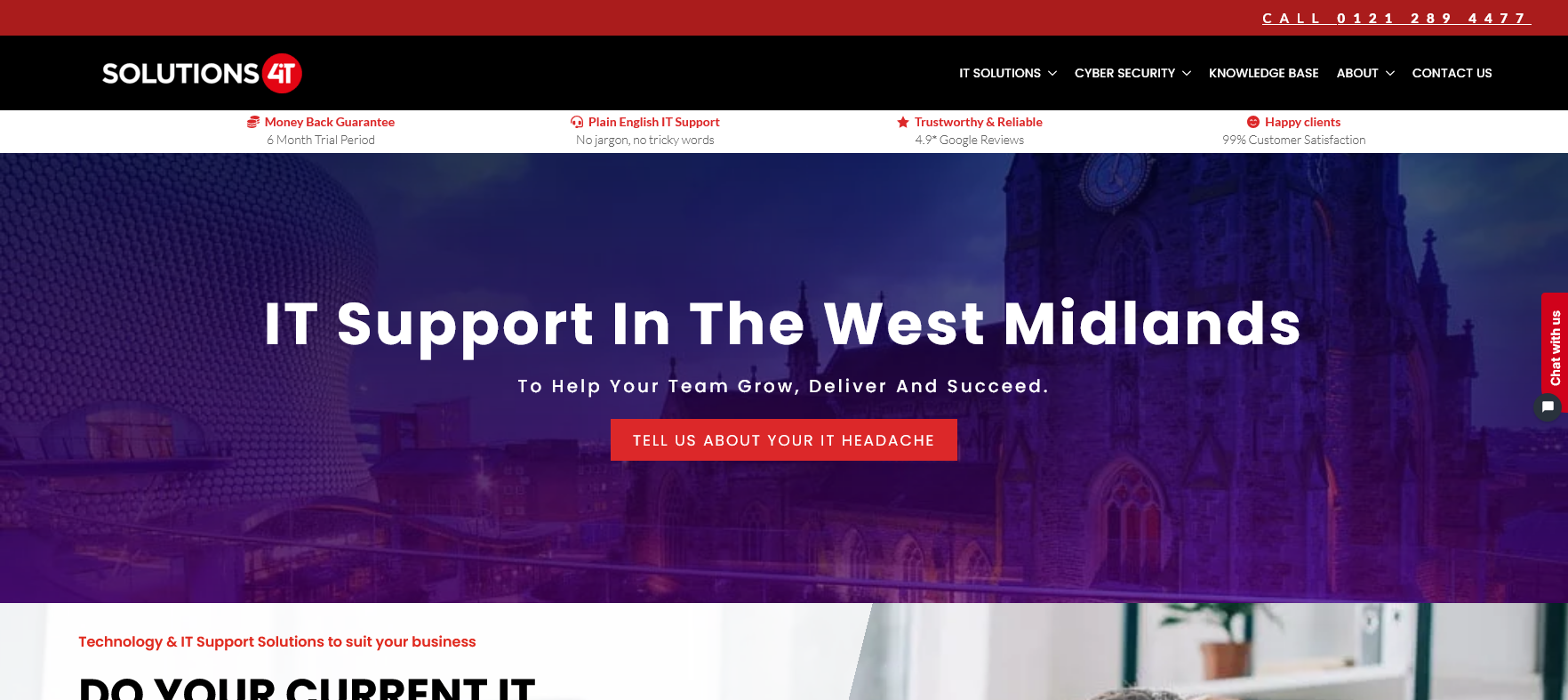 Solutions 4 IT Website Screenshot 001