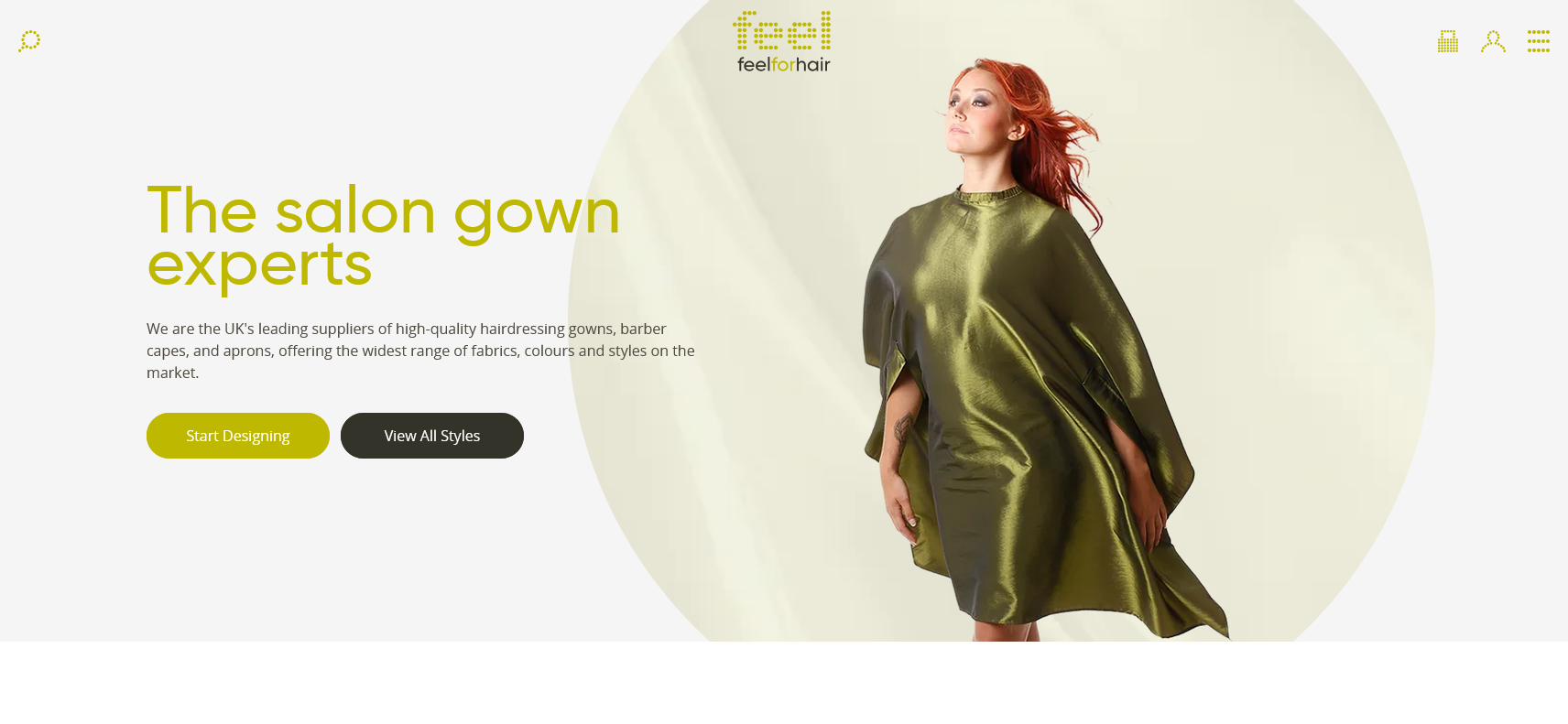 Feel For Hair Website Screenshot 001