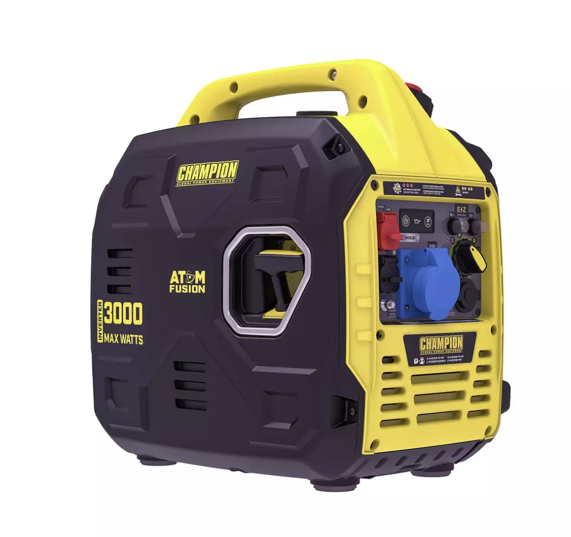 Champion 3000 Watt “Atom Fusion” Petrol Inverter Generator