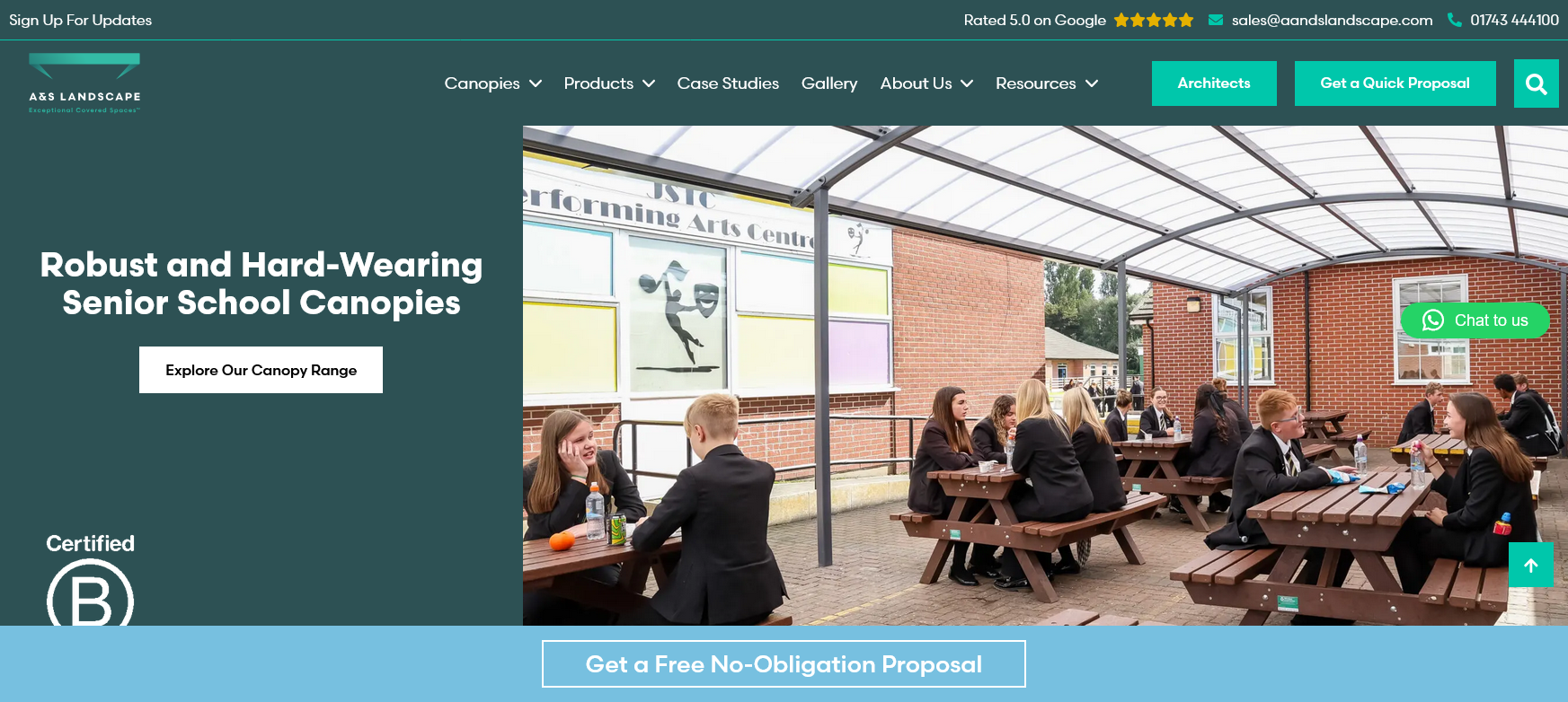 A&S Landscape Website Screenshot 001