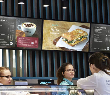 Digital Menu Screens & Digital Menu Boards