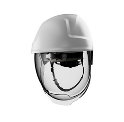 SKYTEC E-PRO 1 White Arc Flash Helmet – Integrated Visor, Class 1 Protection