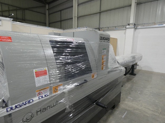 Our brand-new Hanwha XD 26II Sliding Head CNC Lathe
