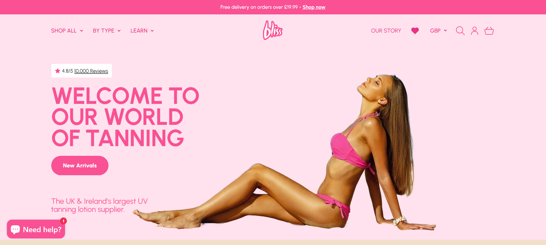 Bliss Direct Website Screenshot 001