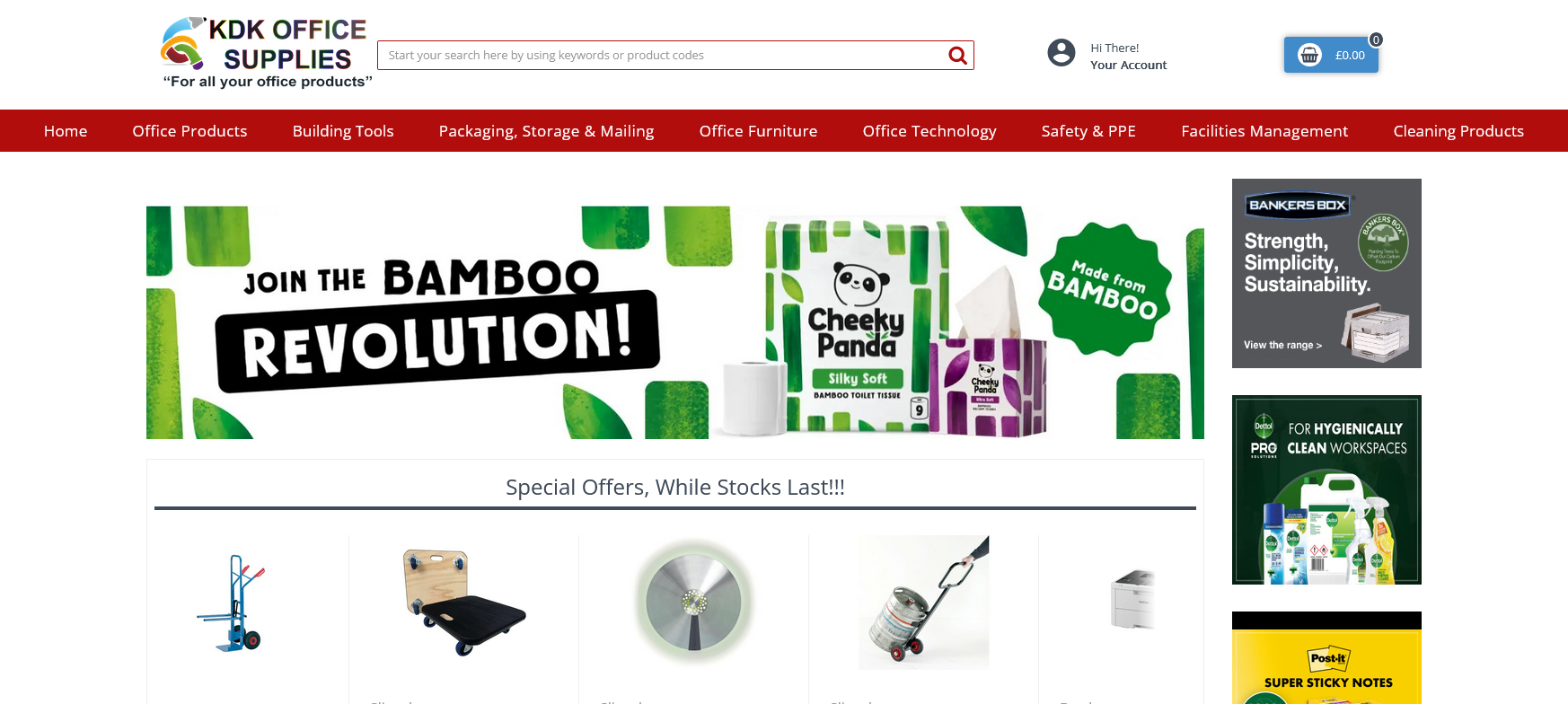 KDK Office Supplies Ltd Website Screenshot 001