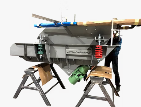 ZilliVibro Feeder & Conveyor Feeders with Hanging Spring System