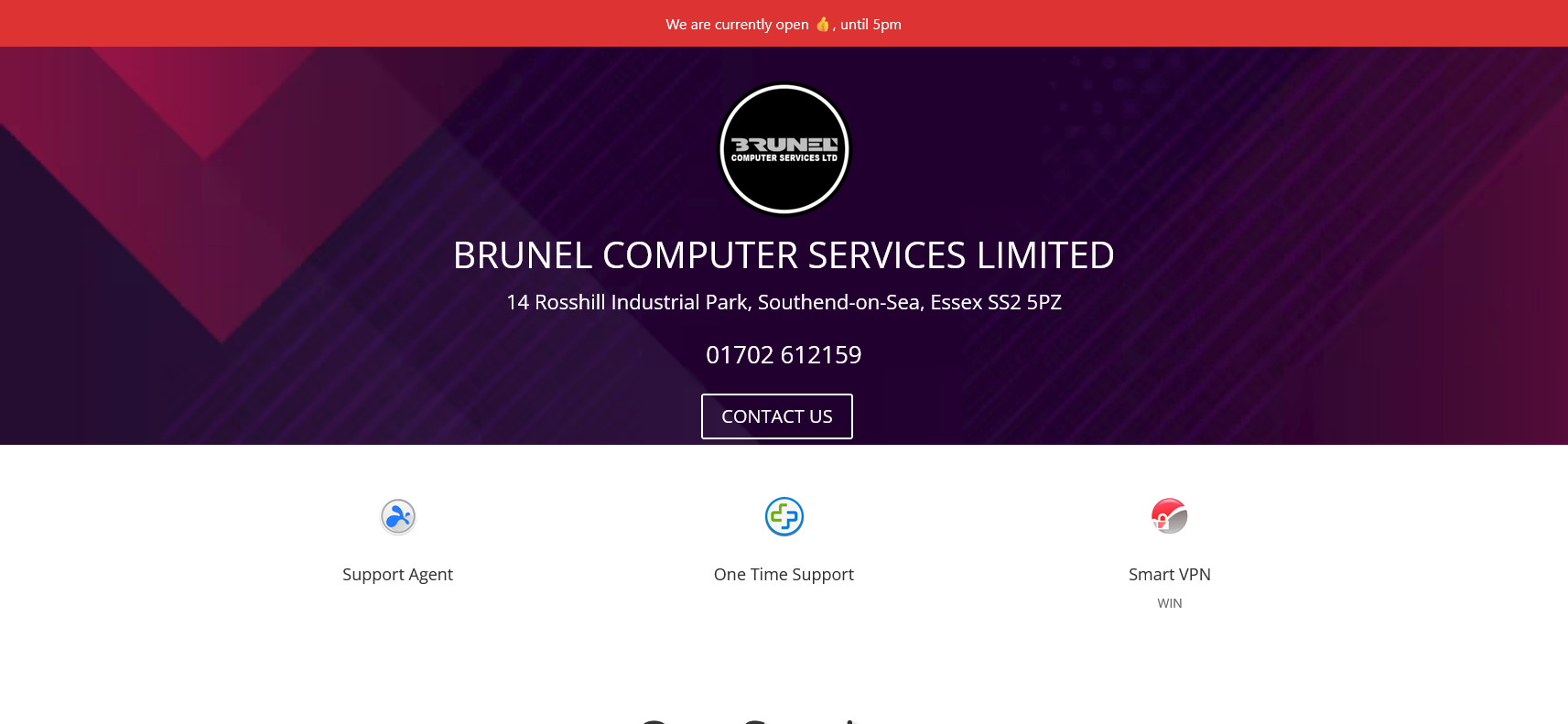 Brunel Computer Services Ltd Website Screenshot 001