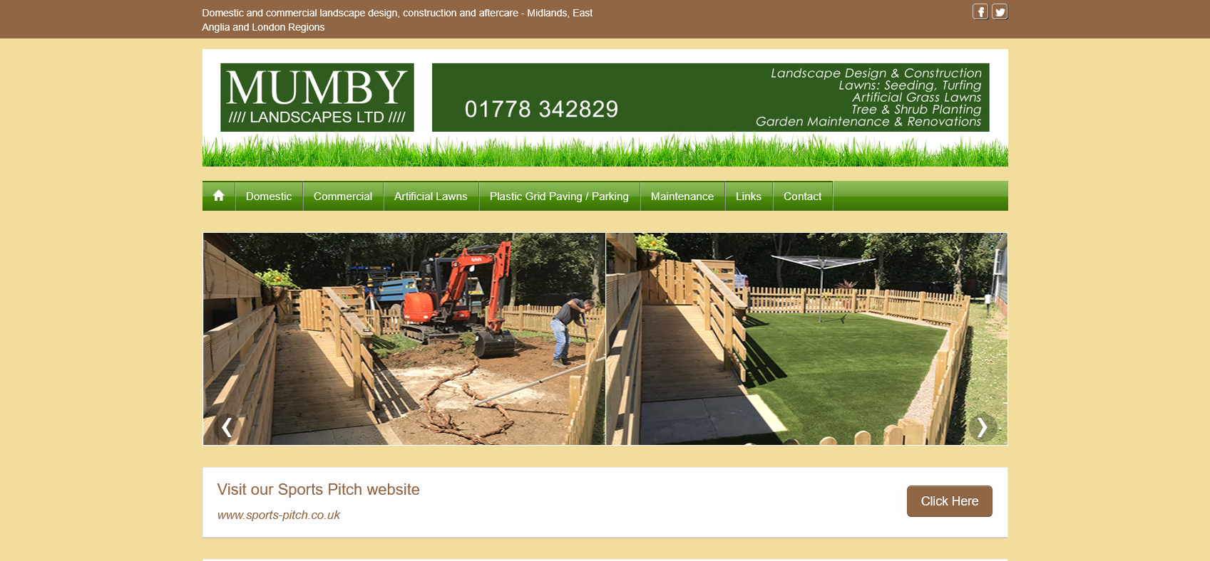 Mumby Landscapes Website Screenshot 001