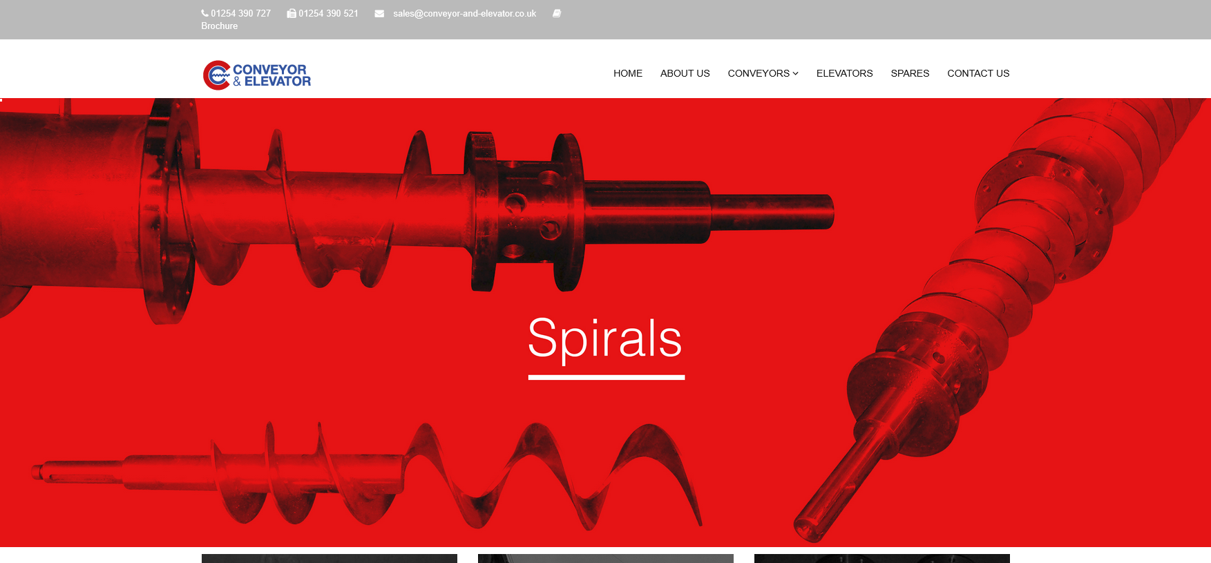 The Conveyor & Elevator Company Ltd  Website Screenshot 001