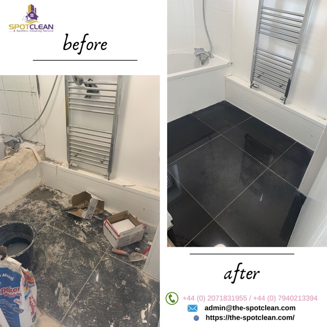 Post-Builders Cleaning: Before / After