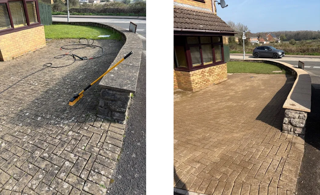 Before & After Exterior Cleaning Bristol