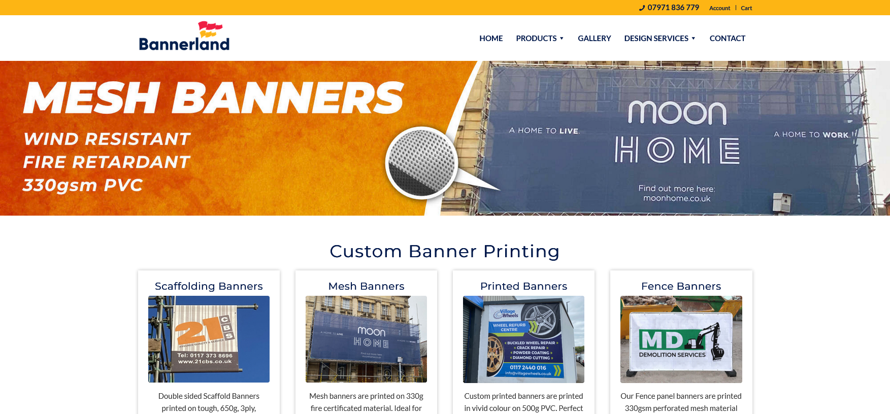 Bannerland Website Screenshot 001