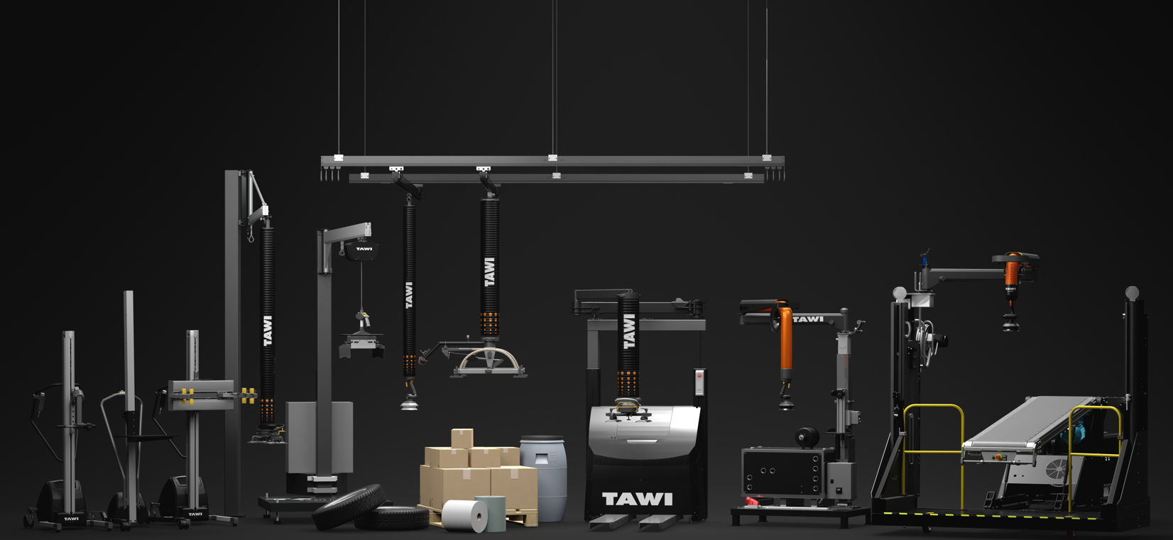 TAWI's range of vacuum lifting equipment