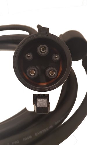 Type 1 to Type 2, 16AMP, 5 Metre, Charging Cable