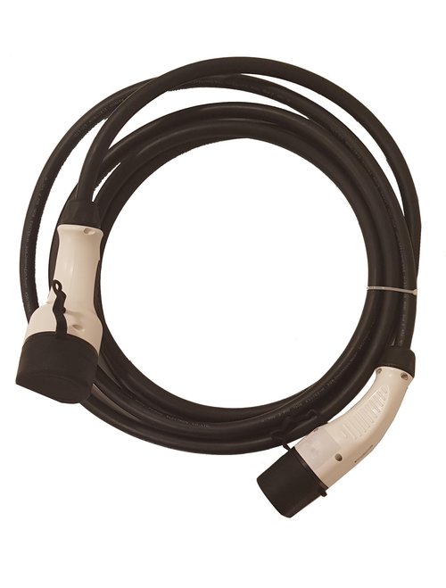 32AMP Fast Charge Type 1 to Type 2, 5 Metre EV Cable