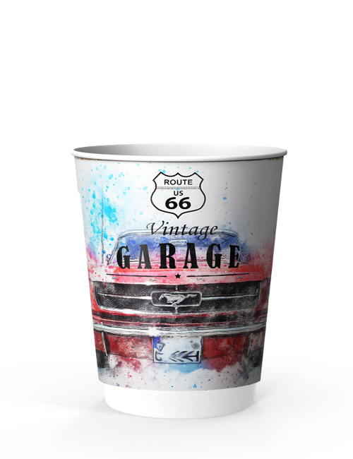 12 Oz Double Walled Recyclable Paper Cup