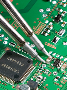 Laser Guided PCB Through Hole Assembly      