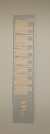 Plastic Clock Card Rack