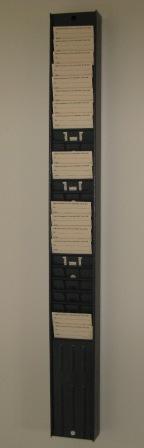 Metal Clock Card Rack
