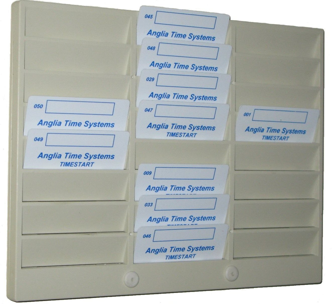 Plastic badge/card rack (holder)