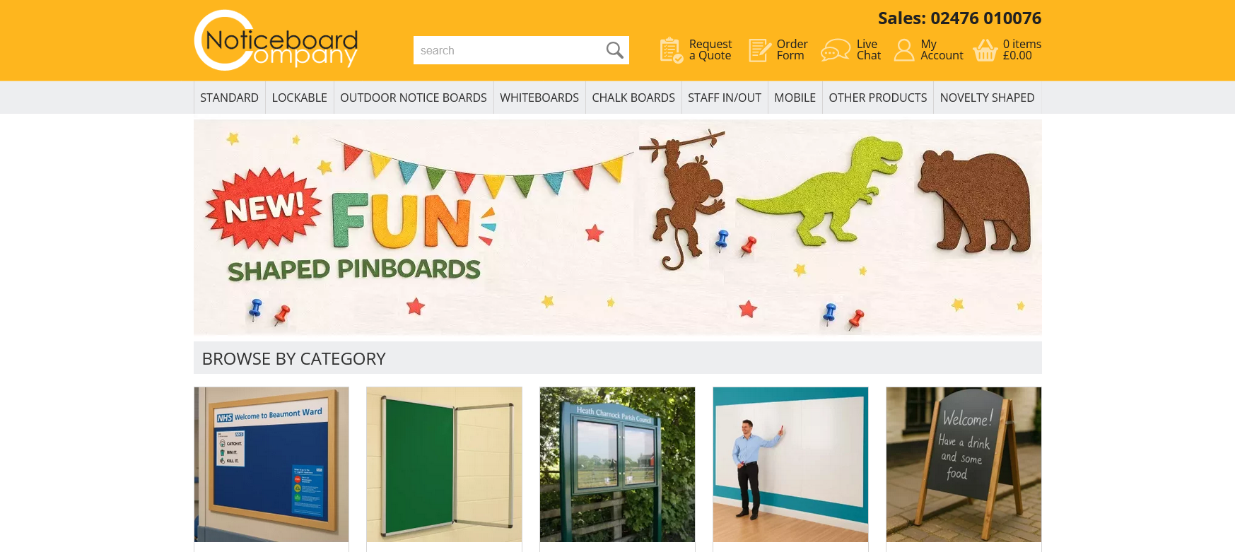 Notice Board Company UK Ltd Website Screenshot 001