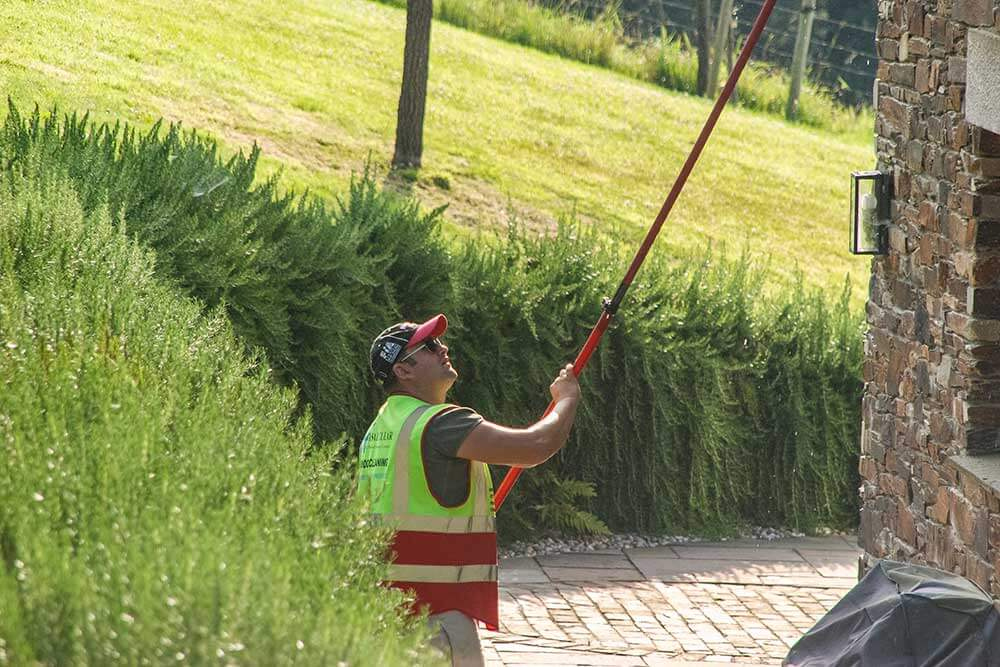 Safe Ladder-Free Gutter Vacuum Cleaning Cornwall