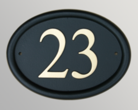 House Number Signs