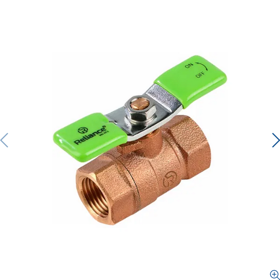 Reliance FBSP Bronze Ball Valve - Butterfly Handle