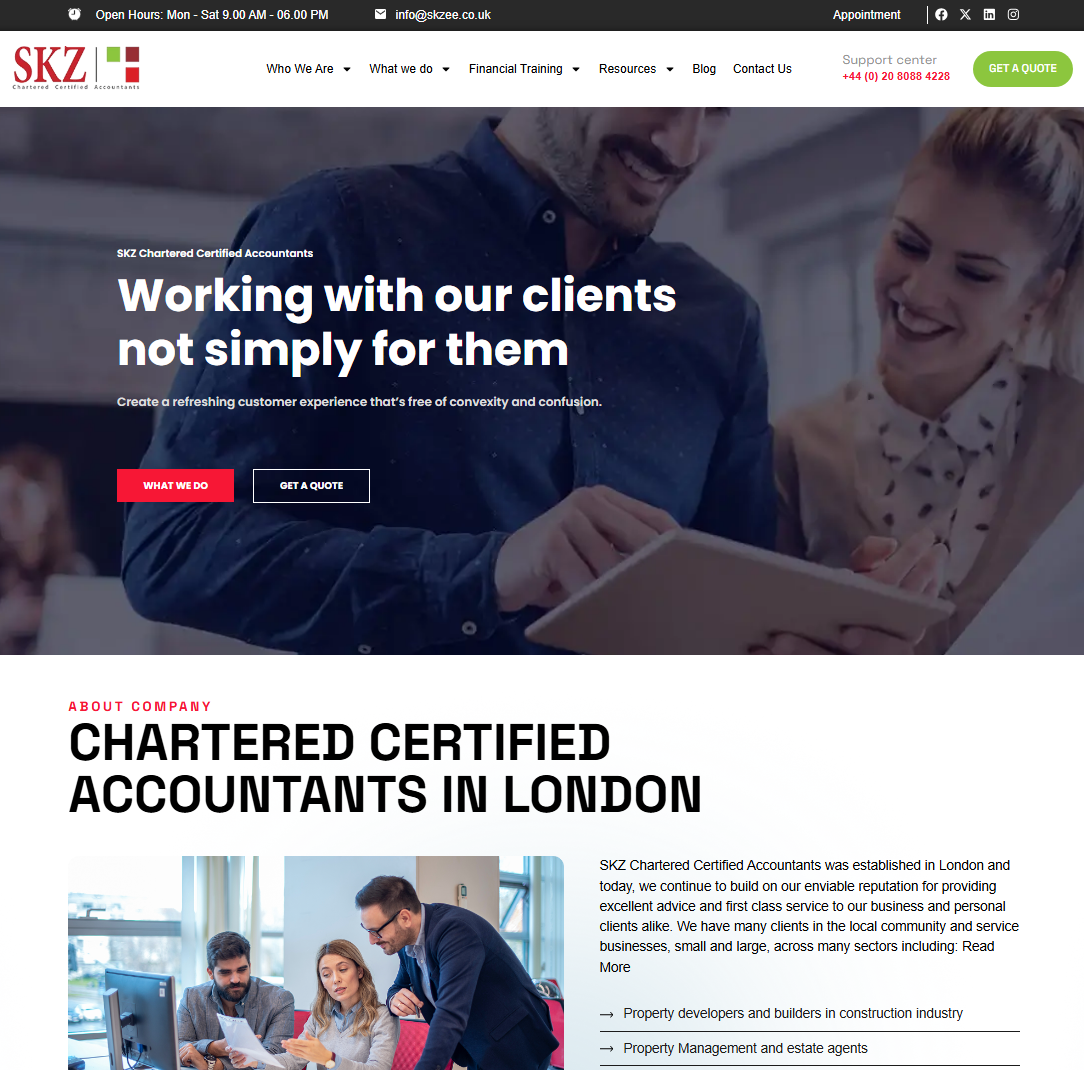 SKZ – Professional accountants and business advisors in the UK