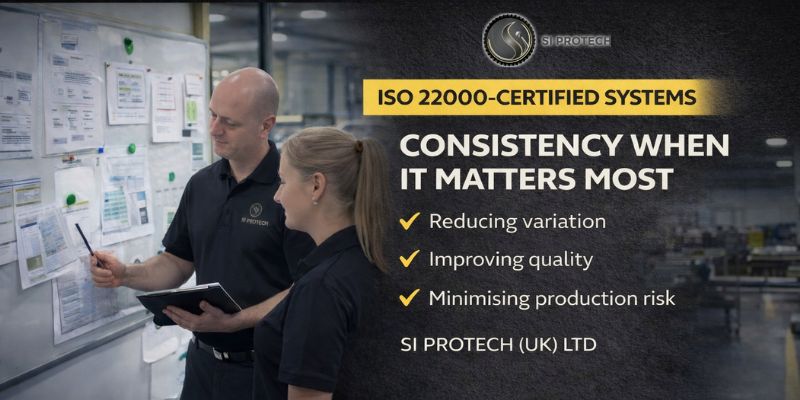 How ISO 22000-Certified Systems Strengthen Manufacturing Consistency and Reduce Risk