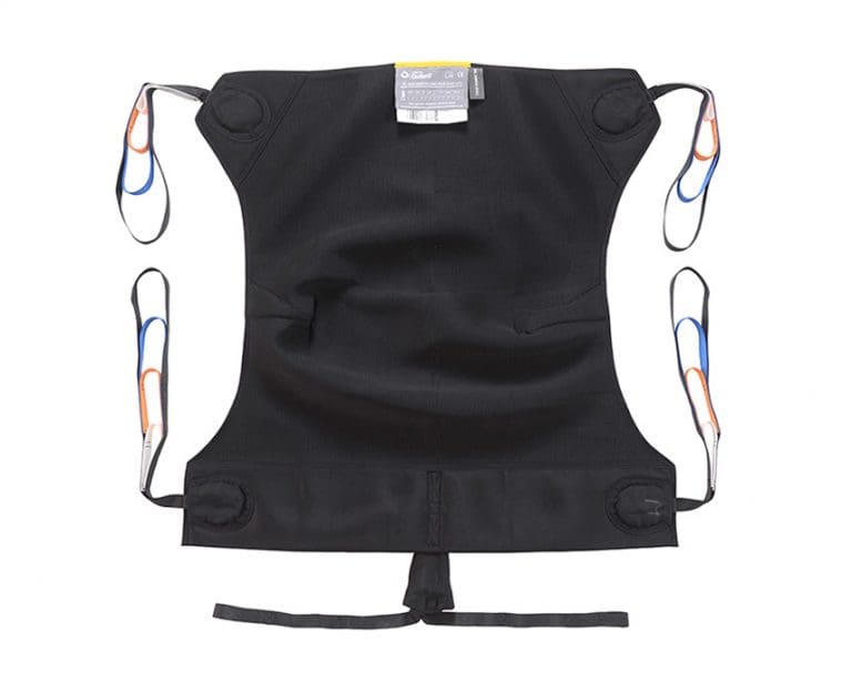 Oxford In-Situ hammock-style sling laid flat, showing contoured sides and integrated pommel.