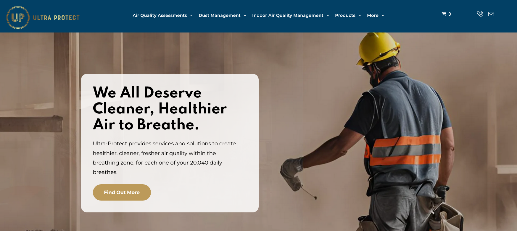 Ultra Protect Website Screenshot 001
