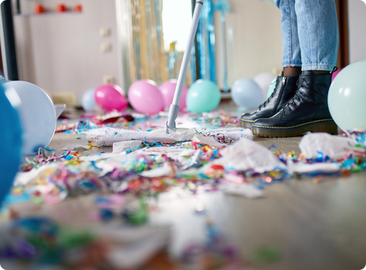Party Cleaning in West Sussex
