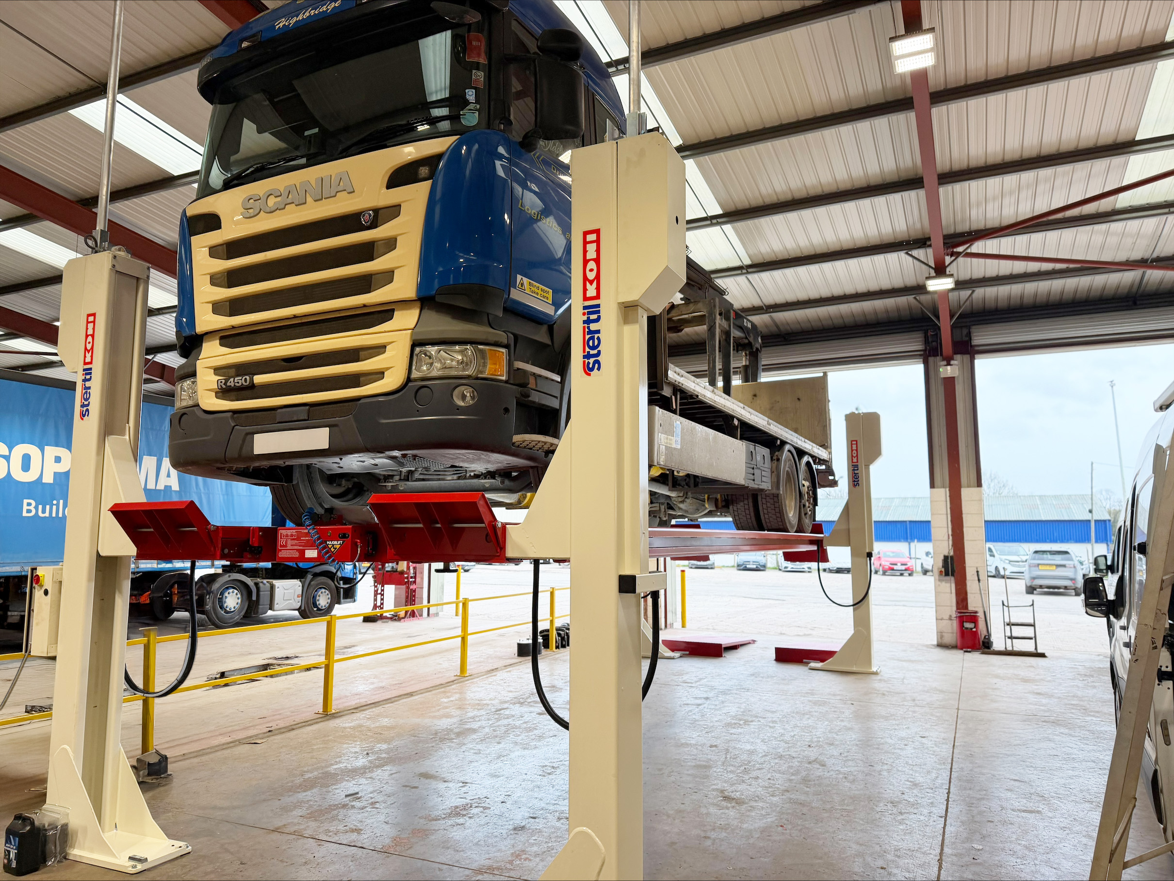 Truck Tech Yorkshire Upgrades Workshop with Stertil-Koni 4-Post Lift