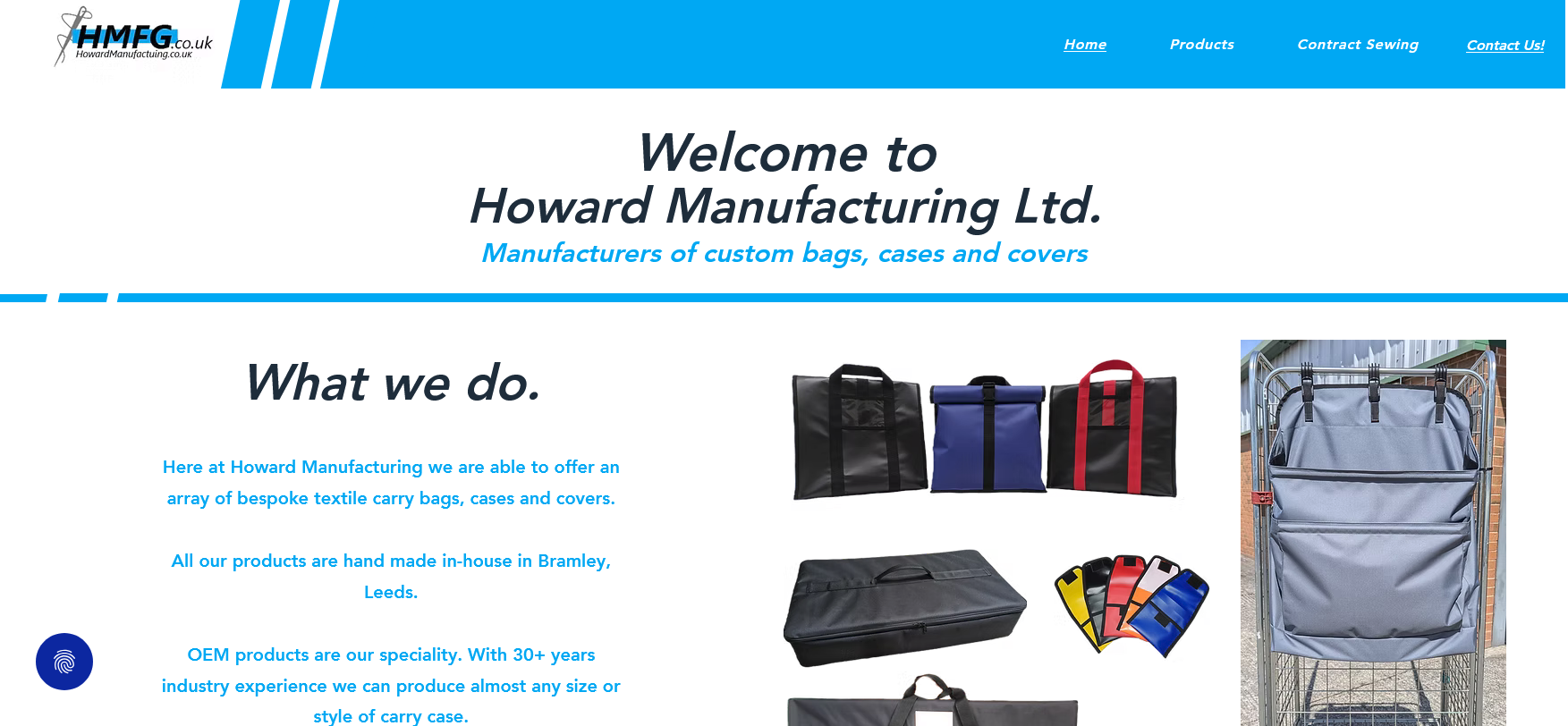 Howard Manufacturing Ltd Website Screenshot 001
