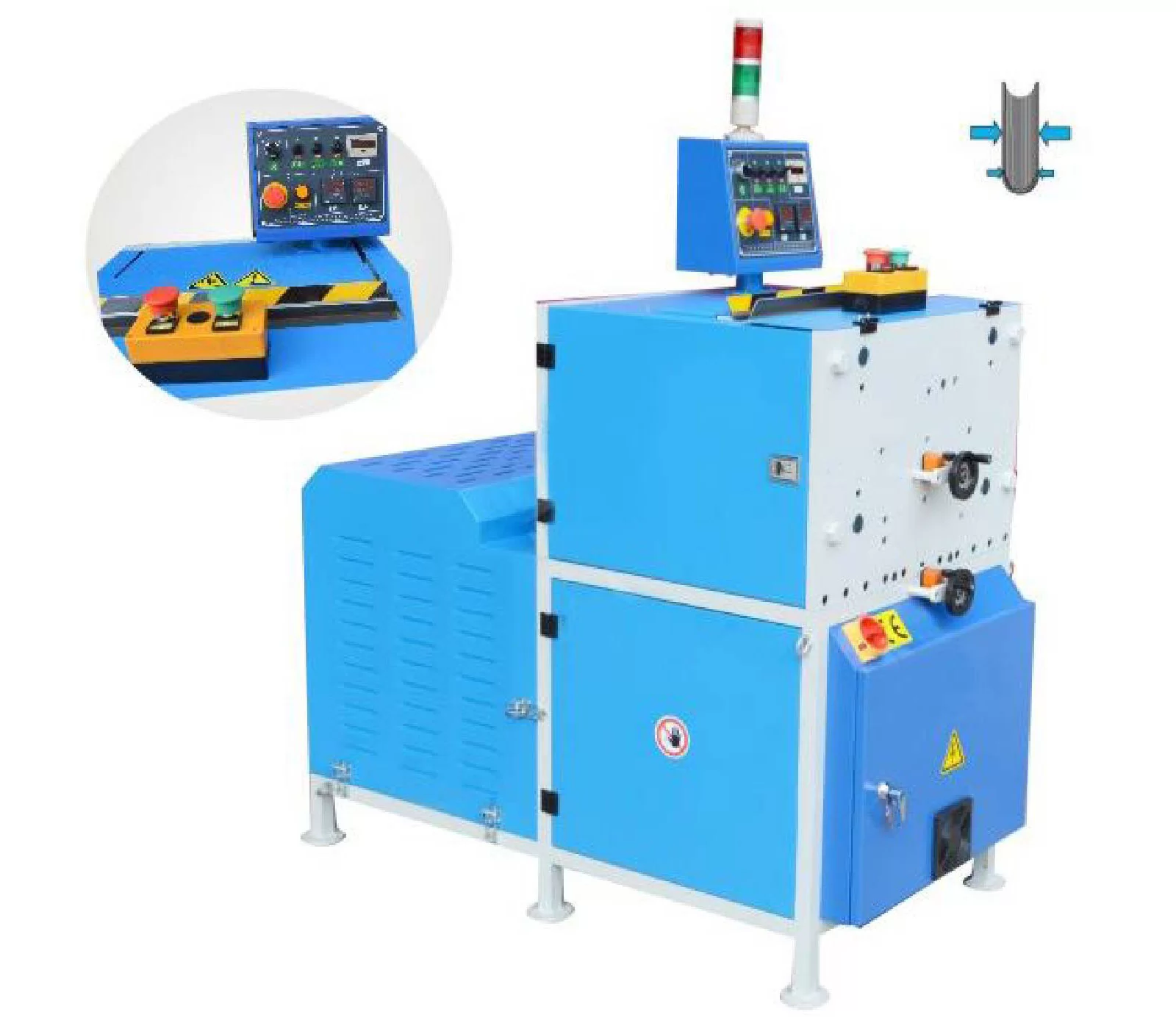 Semi-Auto Book press and joint former