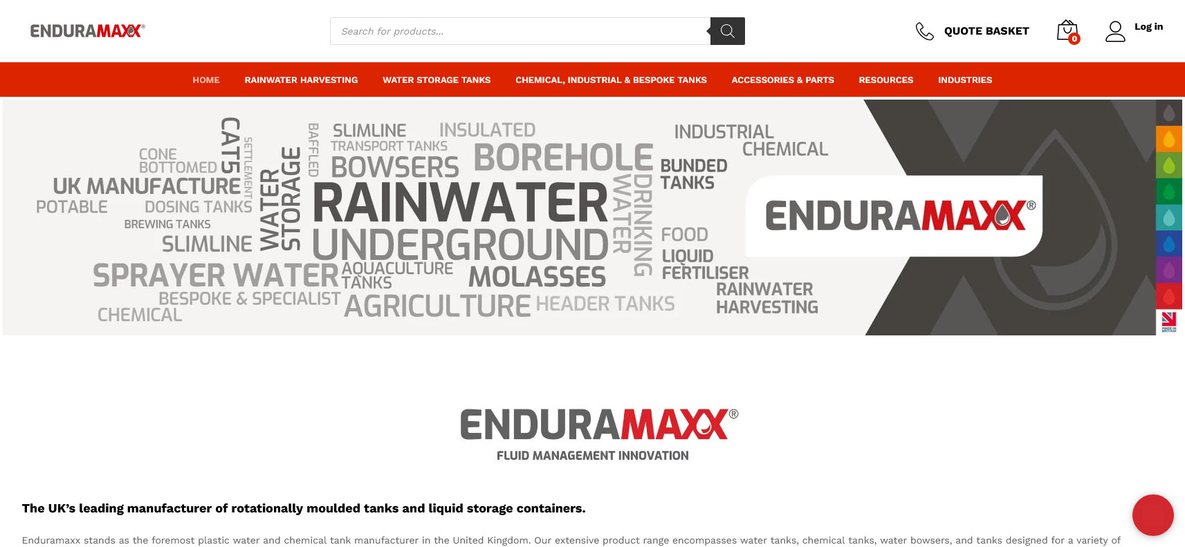 Enduramaxx Ltd Website Screenshot 001