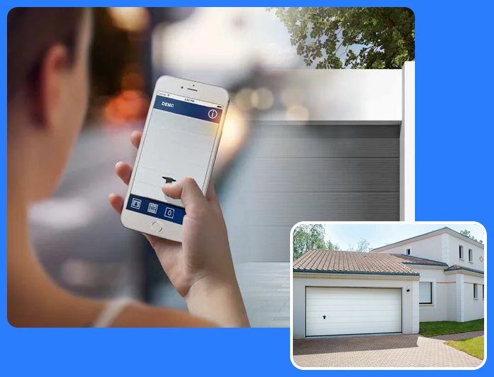 Automated Electric Garage Doors in Bordon