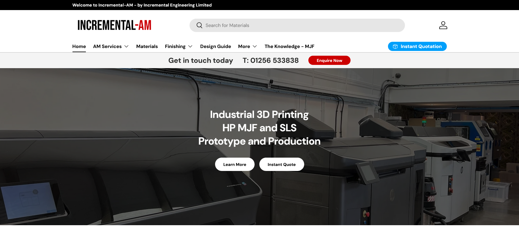 Incremental Engineering Ltd Website Screenshot 001