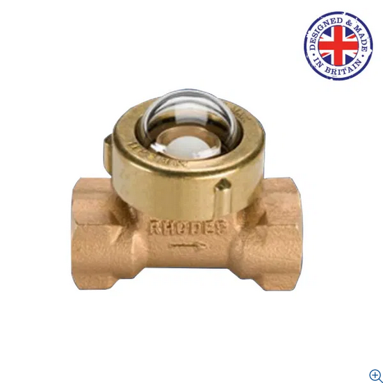 Rhodes 400B Sight Glass with Ball Indicator