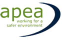 APEA - working for a safer environment Logo