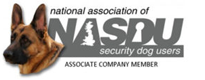 NASDU - National Association of Security Dog Users - Associate Company Member Logo