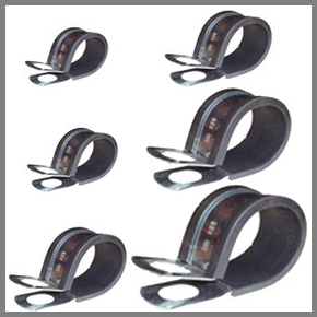 PVC Lined P Clips