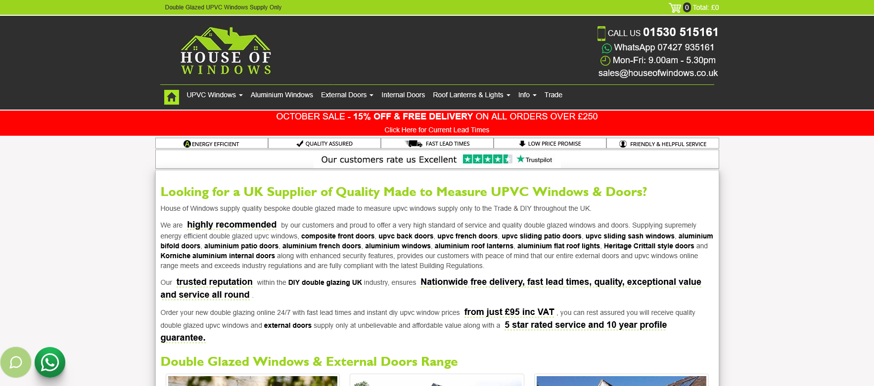 House of Windows Website Screenshot 001