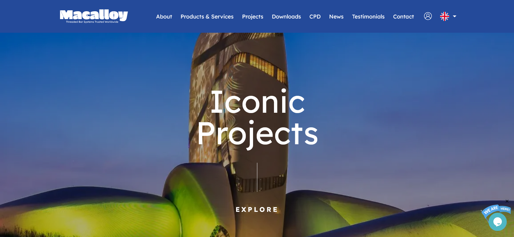 Macalloy Ltd Website Screenshot 001